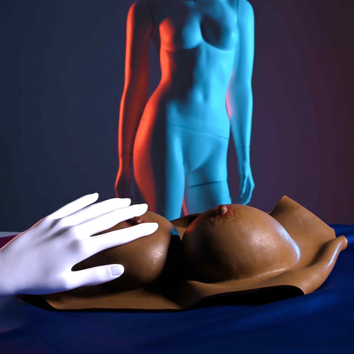 Colete de Peitoral Feminino em Silicone - Gender X Undergarments Plate C-Cup | Tamanho Único - 9