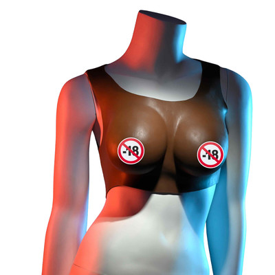 Foto 2 do produto Colete de Peitoral Feminino em Silicone - Gender X Undergarments Plate C-Cup | Tamanho Único