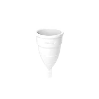 Foto 2 do produto Coletor Menstrual Reutilizável Tipo 2 em Silicone Hipoalérgico - Fleurity - 7,2 x 4,3 cm