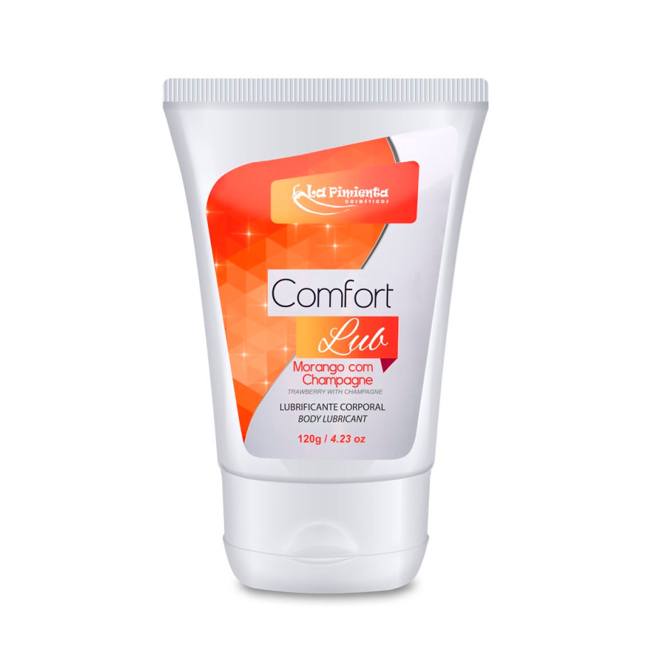 Lubrificante Íntimo à Base de Água - Comfort Lub | 120 gramas | Disponível 9 Sabores - 8