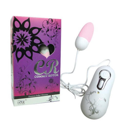 Foto 2 do produto Cápsula Vibratória com 10 Modos de Vibração, Ajuste de Intensidade e Controle Remoto com Fio - Commit Rotor | 5,9 x 2,5 cm