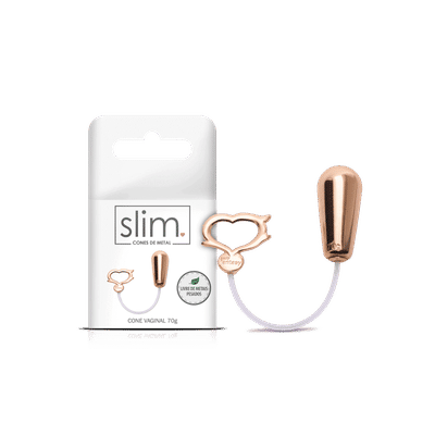 Cone Vaginal em Metal para Pompoarismo com Alça que Possui um Berloque - Sexy Fantasy Slim | Disponível em 5 Pesos Diferentes