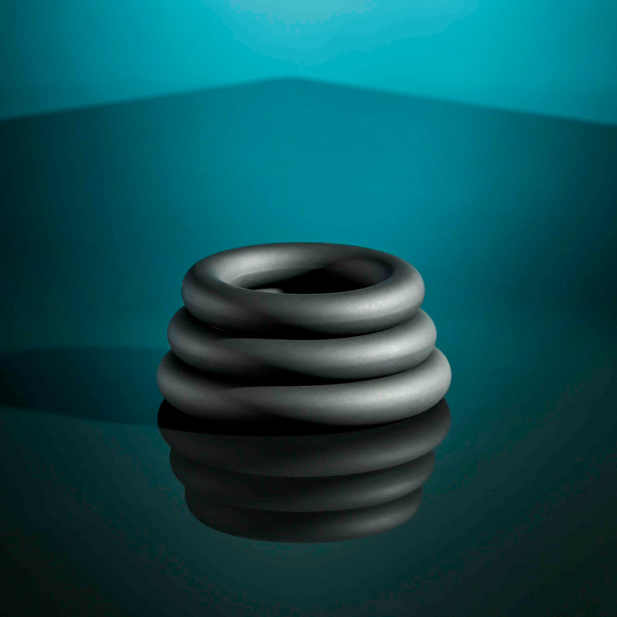 Conjunto de 3 Anéis Penianos em Silicone Flexível - Selopa 3 Ring Circus - 3