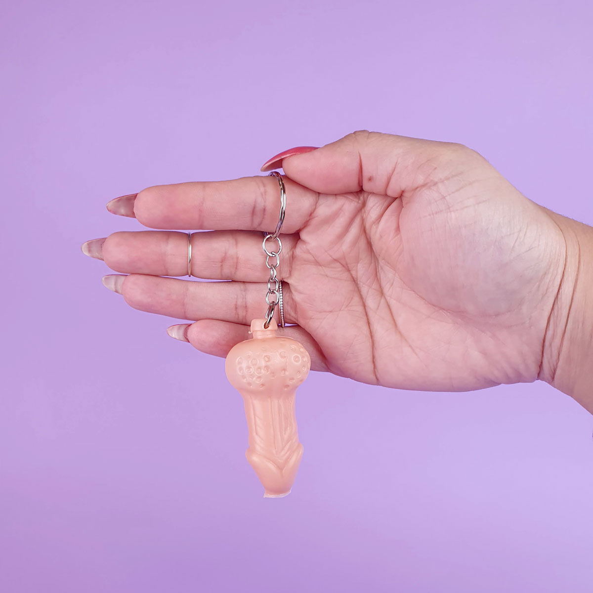 Conjunto de Chaveiros no Formato de Mini Pênis - FestaChic - 2