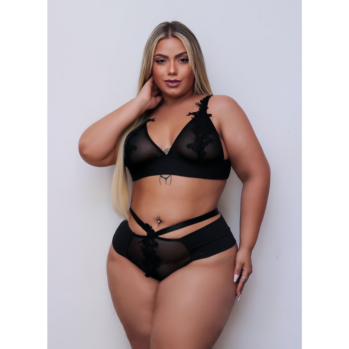 Conjunto Cleo Fernandes Plus - Tallyta Moda Apimentada | Disponível em 2 Tamanhos e 5 Cores - 7