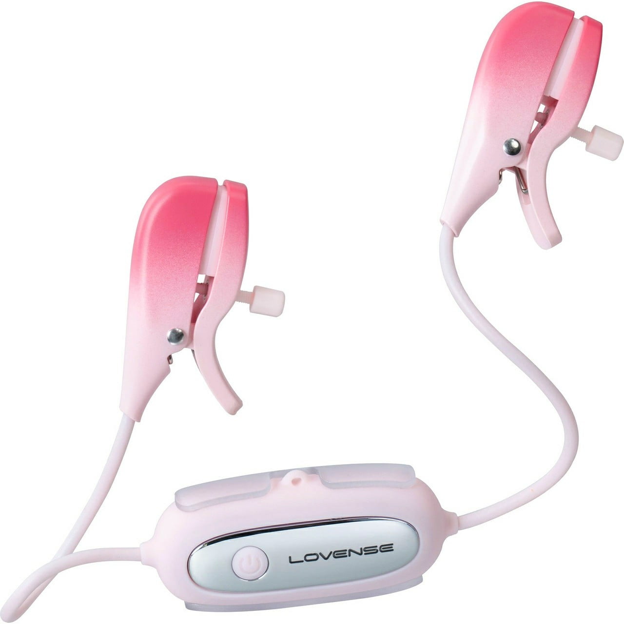 Conjunto de Grampos de Mamilo Ajustáveis com 7 Modos de Vibrações e Controle por Aplicativo - Lovense Gemini - 2