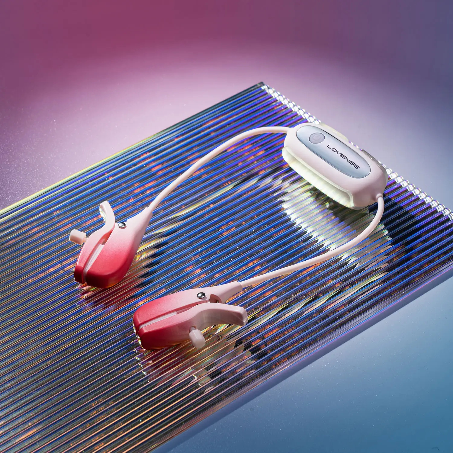 Conjunto de Grampos de Mamilo Ajustáveis com 7 Modos de Vibrações e Controle por Aplicativo - Lovense Gemini - 3