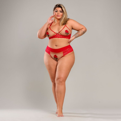 Conjunto Mirna - Tallyta Moda Apimentada | Disponível em 2 Tamanhos Plus Size e 2 Cores