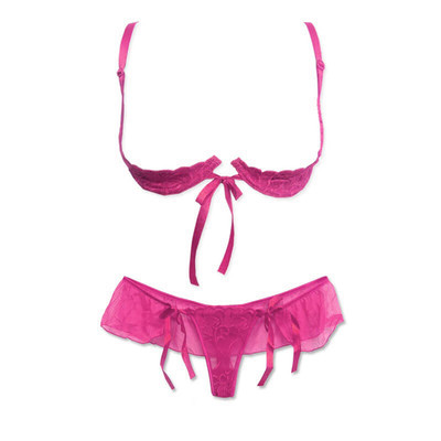 Foto 4 do produto Conjunto de Sutiã e Calcinha - Lingerie Sensualle Eu Posso + Eu Quero | Tamanho Único | Disponível em 3 Cores