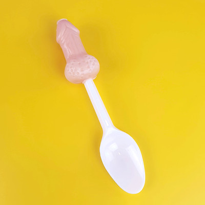Foto 2 do produto Conjunto de Talheres com Mini Pênis - FestaChic | 3 Unidades