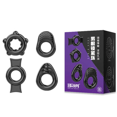 Kit de Anéis Penianos em TPE - Cook Rings | 4 Itens