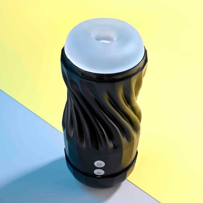 Foto 2 do produto Copo Masturbador Recarregável, Canal Penetrável Texturizado, 3 Movimentos em Espiral e 7 Modos de Vibração - Evolved Playboy Pleasure Solo Stroker