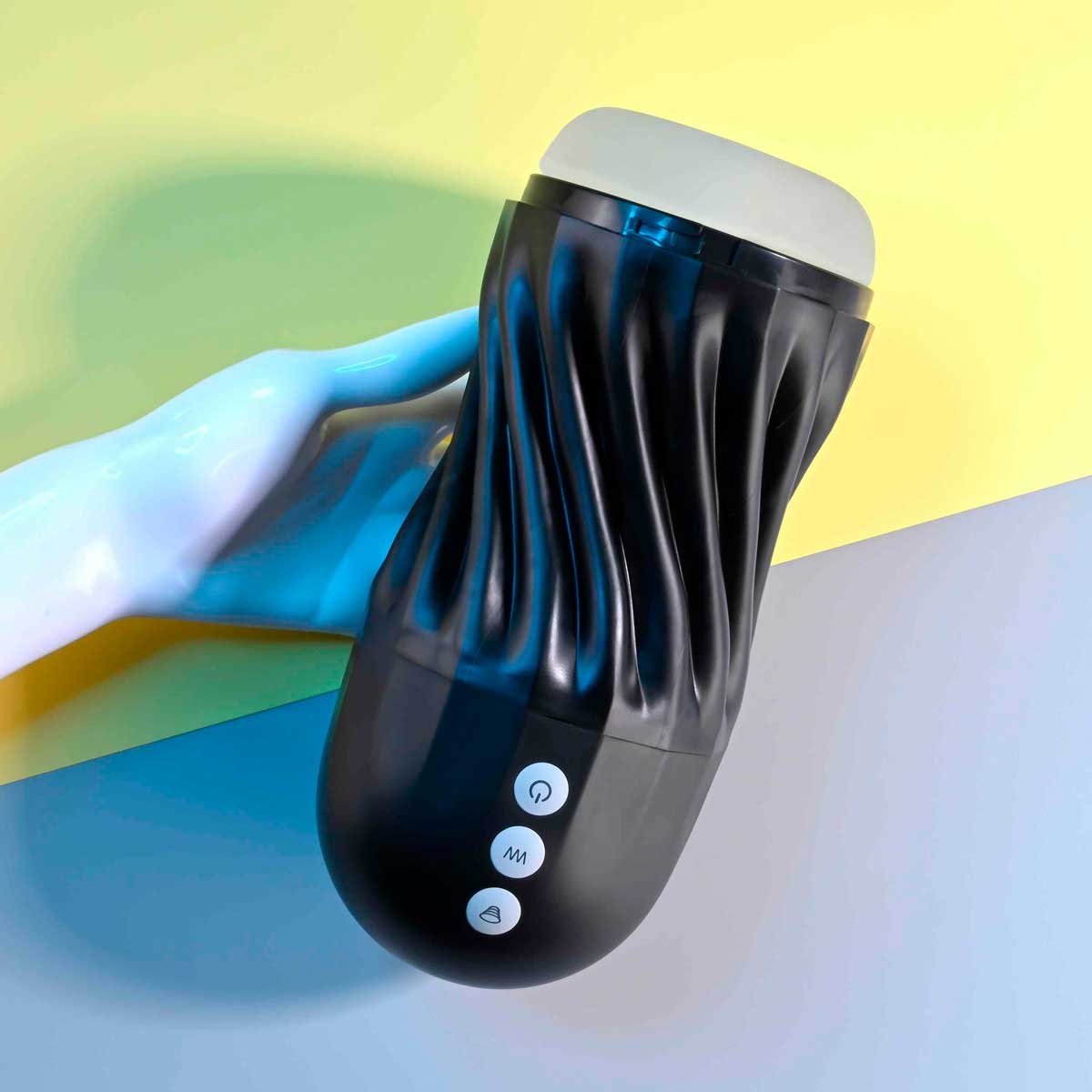 Copo Masturbador Recarregável, Canal Penetrável Texturizado, 3 Movimentos em Espiral e 7 Modos de Vibração - Evolved Playboy Pleasure Solo Stroker - 5