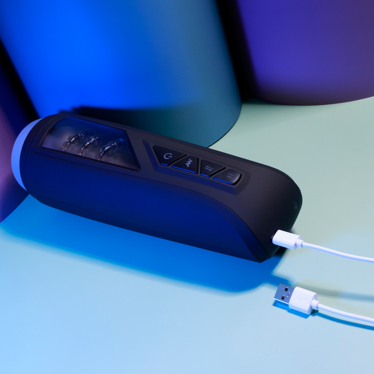 Copo Masturbador Recarregável, Canal Penetrável Texturizado, 7 Movimentos de Vai e Vem, 7 Modos de Vibração e Função Pausa - Evolved Playboy Pursuit Of Pleasure - 5