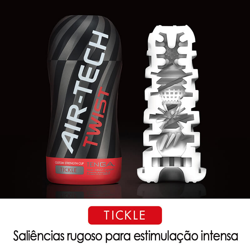 Copo Masturbador com Textura Interna - Tenga Air Tech Twist Tickle - 3