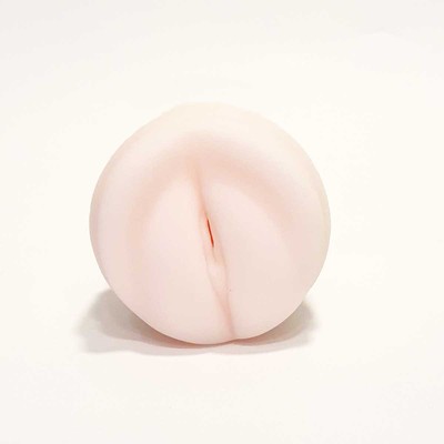 Copo Masturbador com Texturas Internas em Silicone e Bocal de Vagina em TPE - Cup Peach | 13,5 x 3 cm