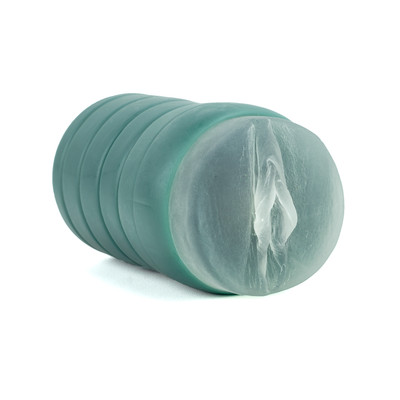 Foto 2 do produto Copo Masturbador com Texturas Internas em Silicone e Bocal de Vagina em TPE - Cup Strawberry | 11,5 x 3 cm