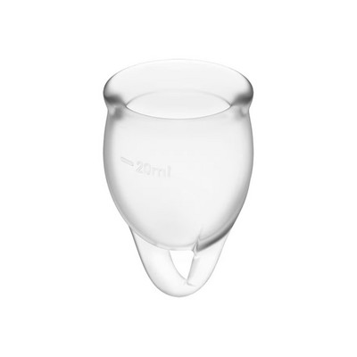 Foto 3 do produto Copo Menstrual Reutilizável em Silicone de 15 e 20 ml - Satisfyer Feel Confident