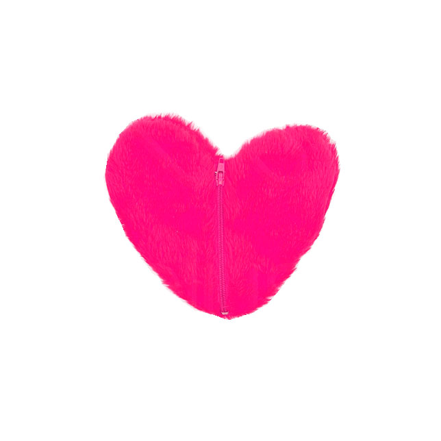 Coração em Pelúcia Eu Te Amo com Bolso para Surpresas - Brasil Fetiche - 15,5 x 15,5 cm | Disponível em 2 Cores - 4