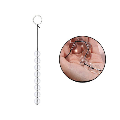 Foto 2 do produto Cordão com 8 Bolas de Vidro para Pompoarismo "Tamanho P" - SI | 23 x 2 cm | 82g