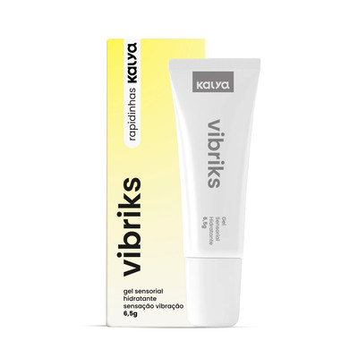 Creme Excitante Feminino, Aumenta a Sensibilidade da Pele com Sensação de Pulsação, Vibração e Aquecimento - Kalya Rapidinhas Vibriks | 6,5 g