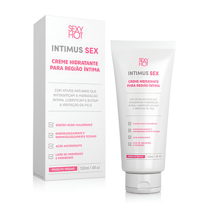 Creme Hidratante Vegano Para Região Íntima - Sexy Hot Intimus Sex | 120 ml