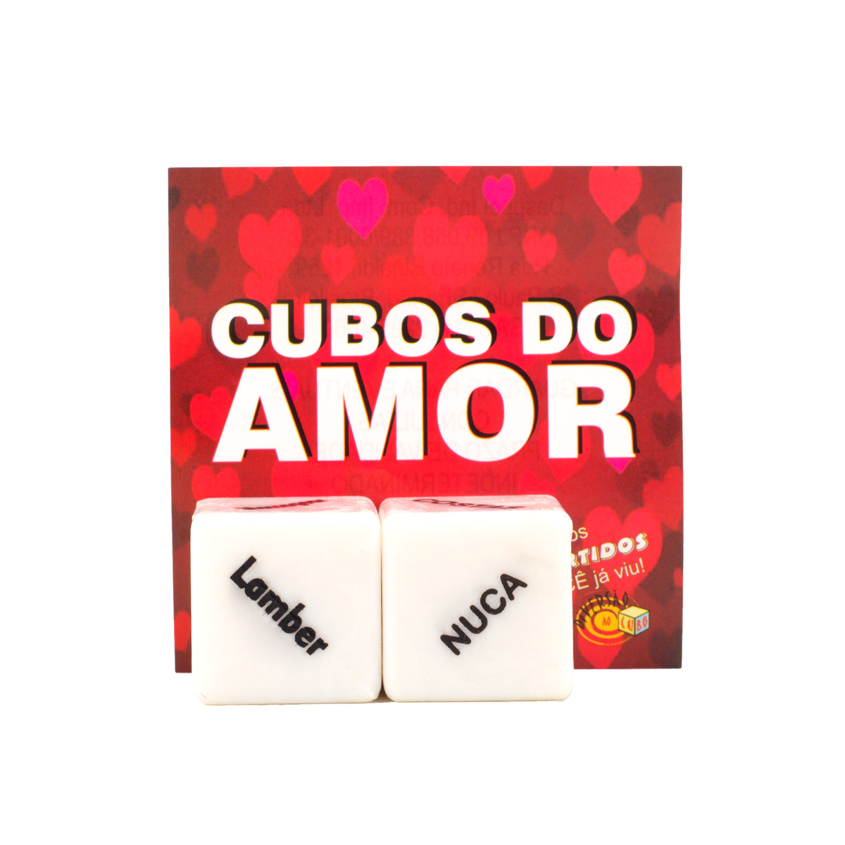 Jogo Cubos do Amor com 2 Dados Eróticos - Diversão Ao Cubo - 2