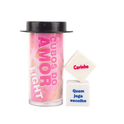 Jogo Cubos do Amor Light com 2 Dados Eróticos - Diversão Ao Cubo