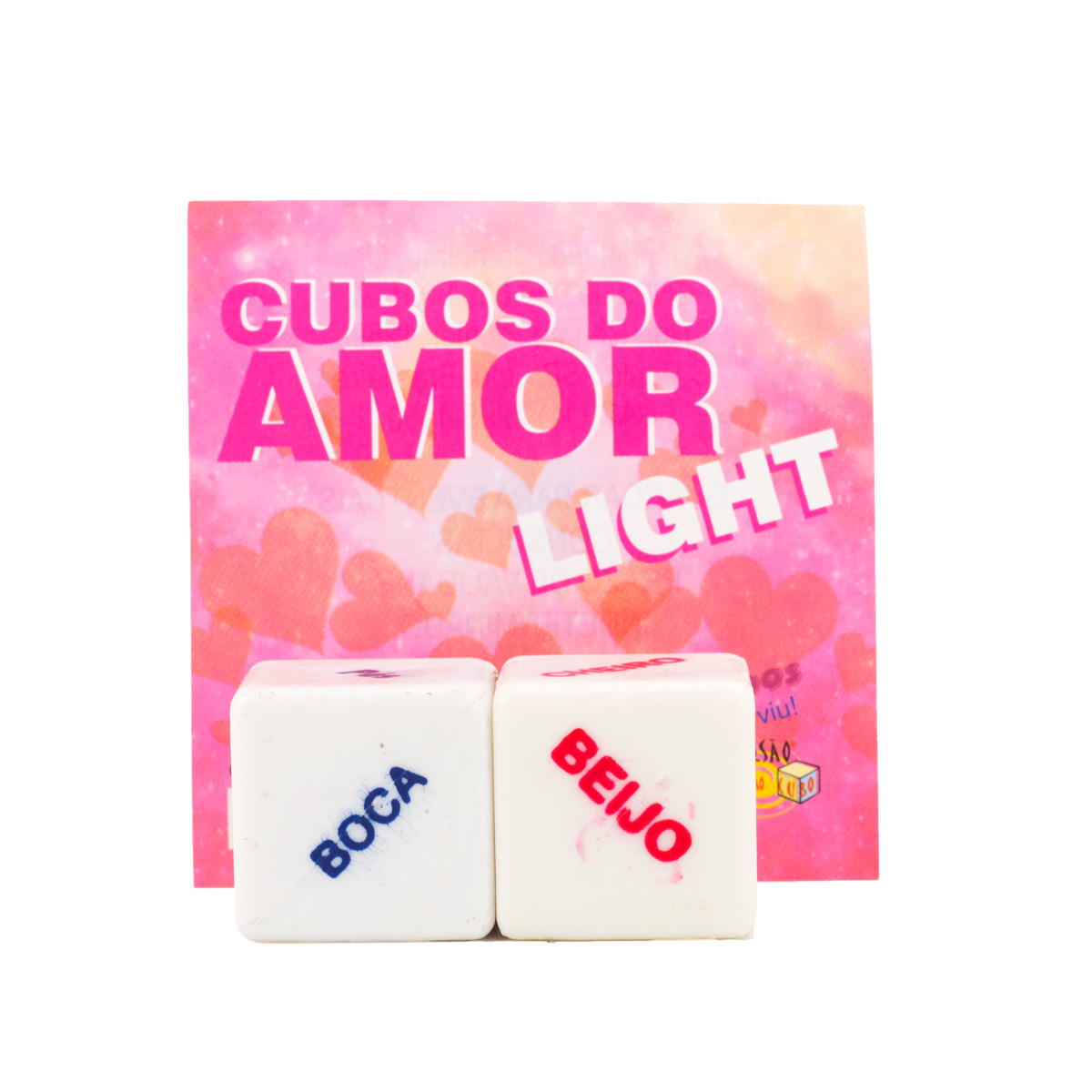 Jogo Cubos do Amor Light com 2 Dados Eróticos - Diversão Ao Cubo - 2