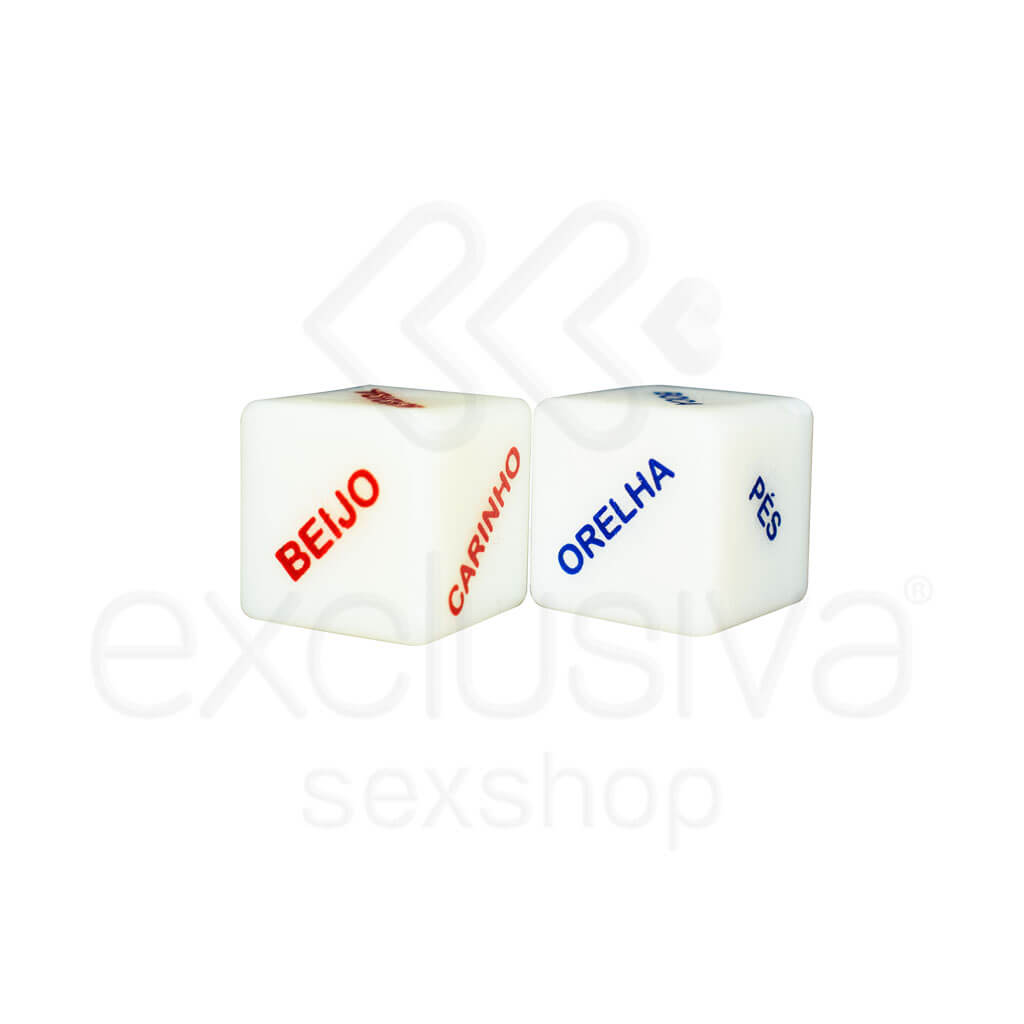 Cubos do Amor Light - Dados Eróticos que Brilham no Escuro - 2 Unidades - 2