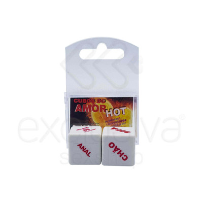 Cubos do Amor Hot - Dados Eróticos - 2 Unidades