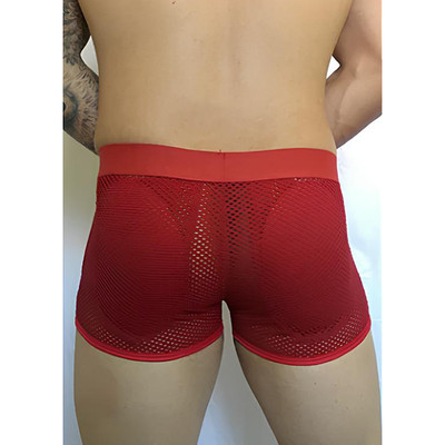 Foto 4 do produto Cueca Boxer em Arrastão Com Enchimento Removível No Bumbum - SD Clothing | Tamanho Único | Disponível em 3 Cores