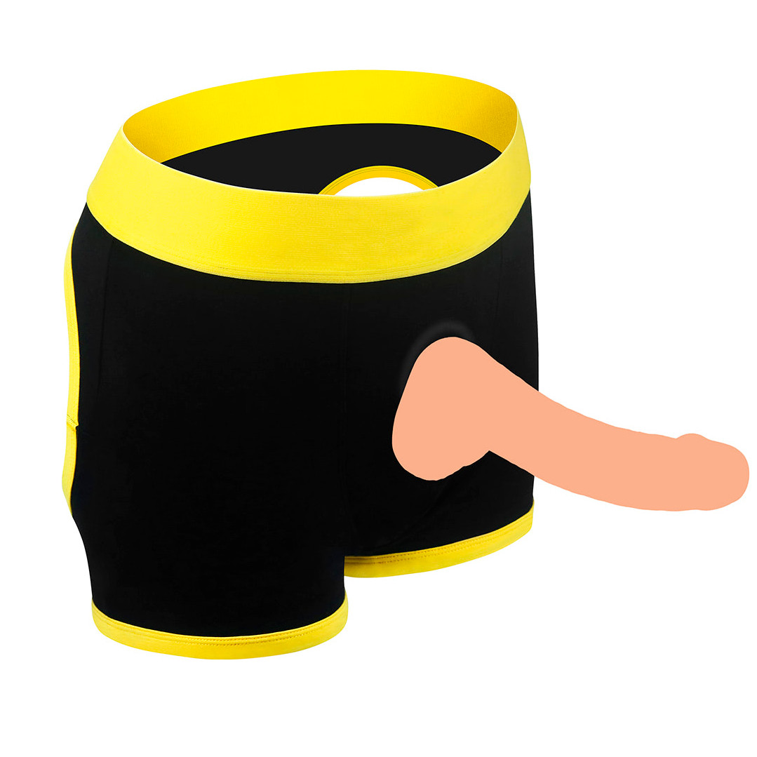 Cueca Boxer Strap On - Lovetoy Ingen Horny Strapon Shorts | Disponível em 2 Tamanhos - 4