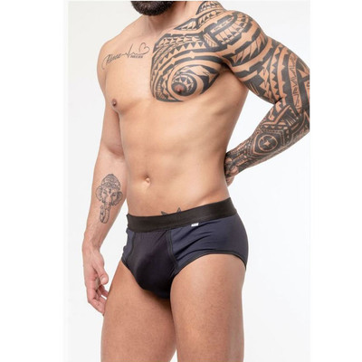 Cueca Boxer com Enchimento para Aumento de Volume em Forma de Penis com Escroto - Steves Designer | Disponível em 3 Tamanhos
