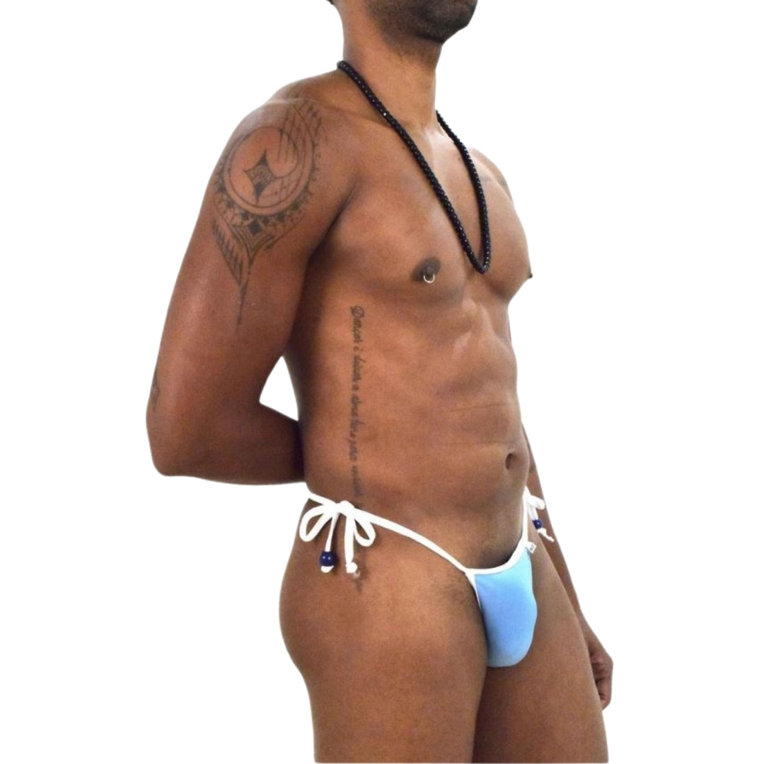 Cueca Fio Dental Cortininha 2 - Steves Designer SD Flutua | Tamanho Único - 2