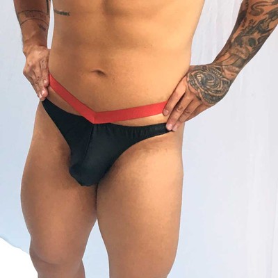 Foto 1 do produto Cueca Jock Fio Dental Masculina em Suplex com Detalhe de Elástico - SD Clothing | Tamanho Único