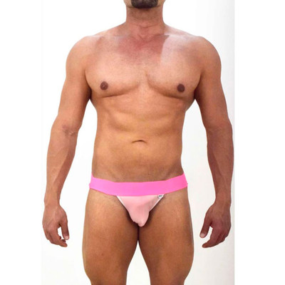 Cueca Jock Strap em Tons de Rosa - Steves Designer | Tamanho Único