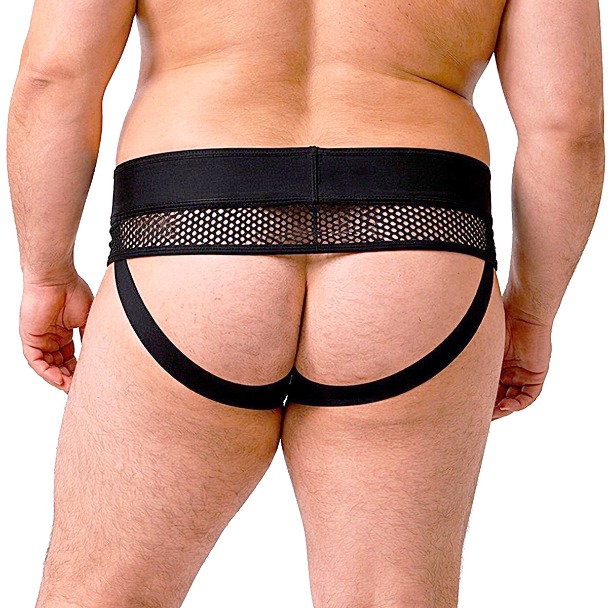 Cueca JockStrap em Arrastão - Exclusiva Lingerie | Tamanho Plus Size - 2