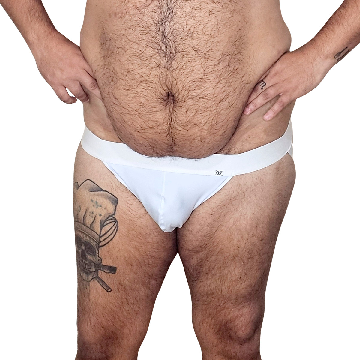 Cueca Jockstrap em Malha com Cós Elástico - Exclusiva Lingerie | Tamanho Plus Size | Disponível em 4 Cores - 3