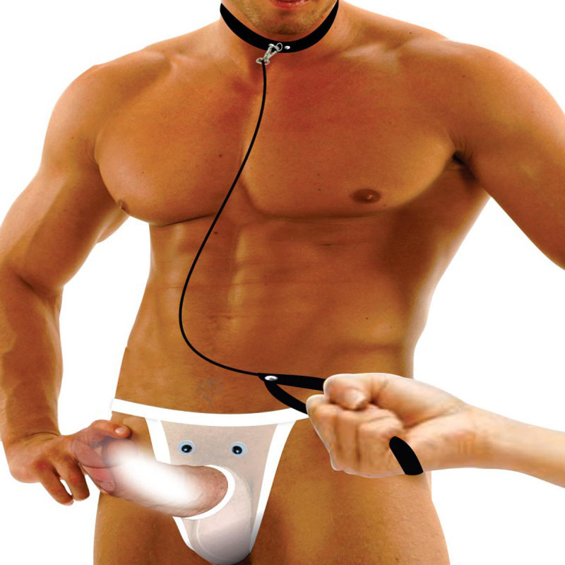 Cueca JockStrap em Tule com Coleira em Couro Sintético - InNamorata Ruthless Sexy Comb | Tamanho Único | Disponível em 3 Cores - 5