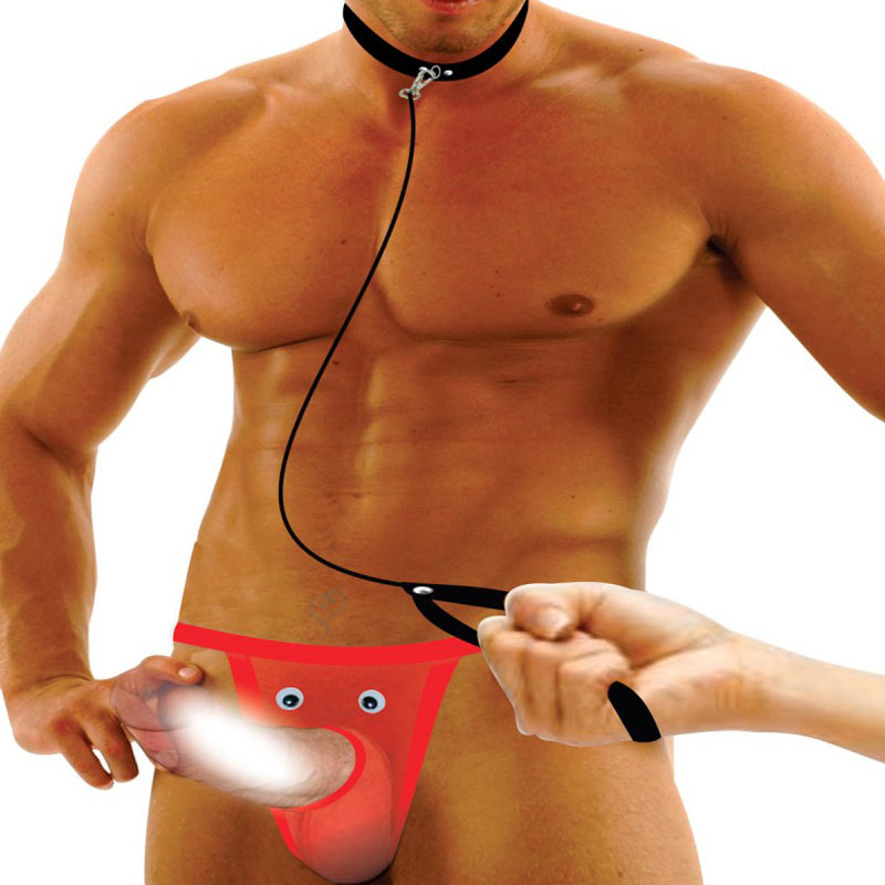 Cueca JockStrap em Tule com Coleira em Couro Sintético - InNamorata Ruthless Sexy Comb | Tamanho Único | Disponível em 3 Cores - 8