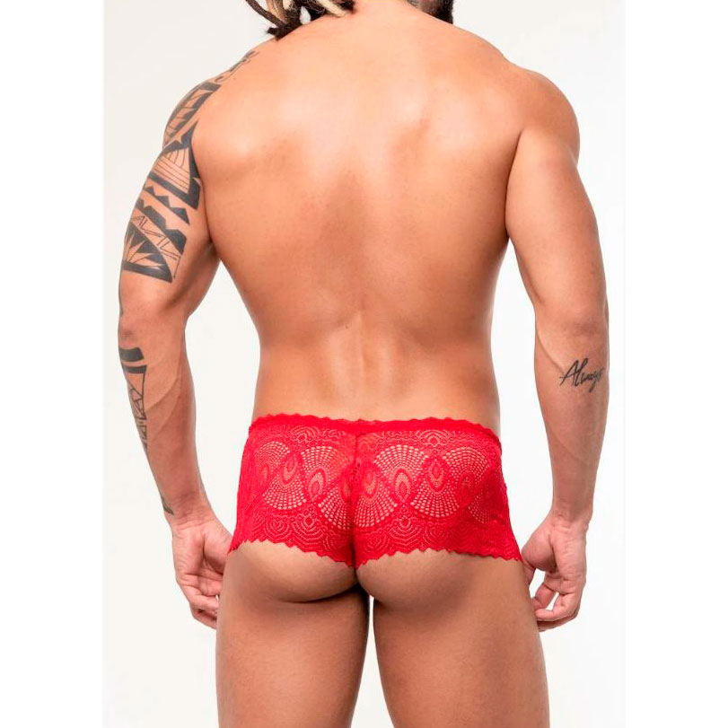 Cueca Modelo Shorts em Renda - Steves Designer | Tamanho Único | Disponível em 2 Cores - 2