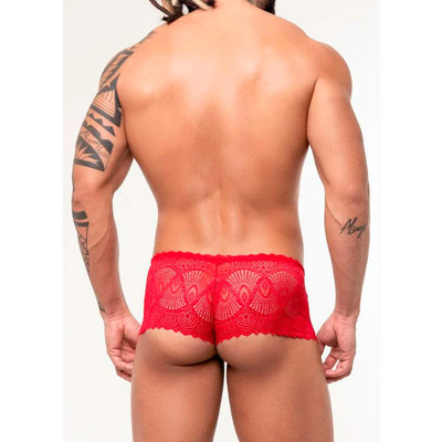 Foto 2 do produto Cueca Modelo Shorts em Renda - Steves Designer | Tamanho Único | Disponível em 2 Cores