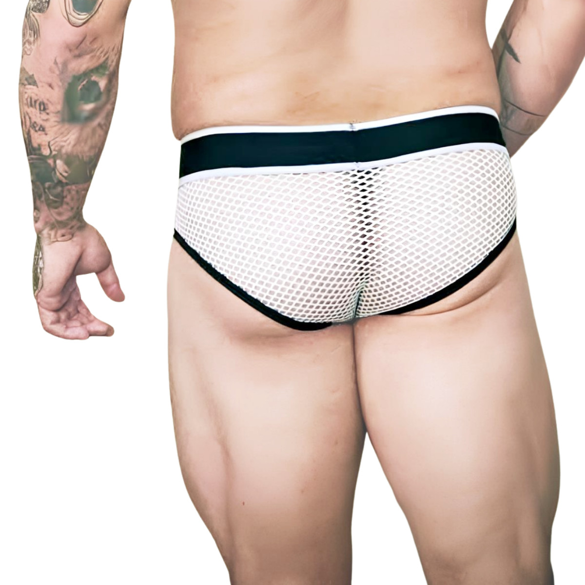 Cueca Slip em Arrastão - Exclusiva Lingerie | Tamanho Único | Disponível em 2 Cores - 2