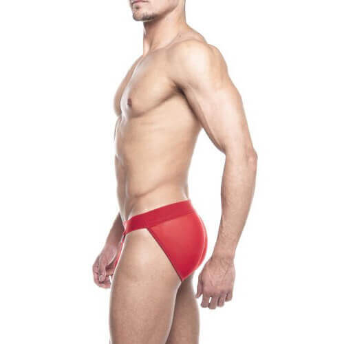 Cueca Slip Extra Cavada em Tule Transparente - SD Clothing | Tamanho Único | Disponível em 2 Cores - 5