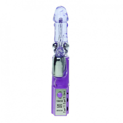 Foto 1 do produto Cute Baby - Vibrador Rotativo com Vibro Multivelocidade, Estimulador Clitoriano em Forma de Coelho - 24 x 3,5 cm