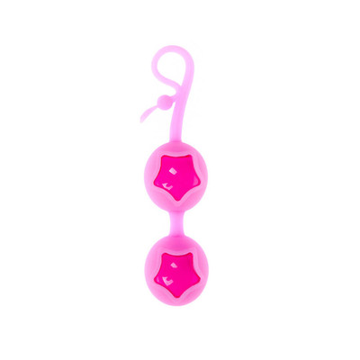 Foto 3 do produto Cute Love Balls - Bolas para Pompoarismo com Peso, Detalhes em Alto Relevo e Cordão