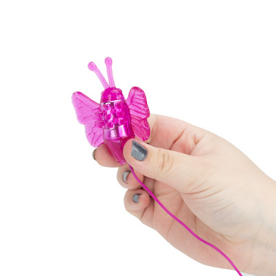 Bullet em Forma de Borboleta com Controle Remoto com Fio e 12 Modos de Vibração - Cute Secret