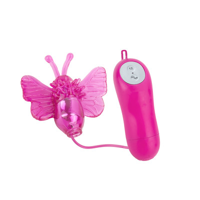 Bullet em Forma de Borboleta com Controle Remoto com Fio e 12 Modos de Vibração - Cute Secret