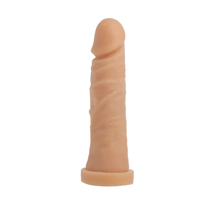 Cyber Dildo Friday - Prótese Realística em Cyberskin com Glande Definida, Veias Salientes e Vértebra - 17,5 x 3,8 cm - 3